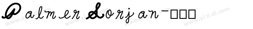 Palmer Sorjan字体转换